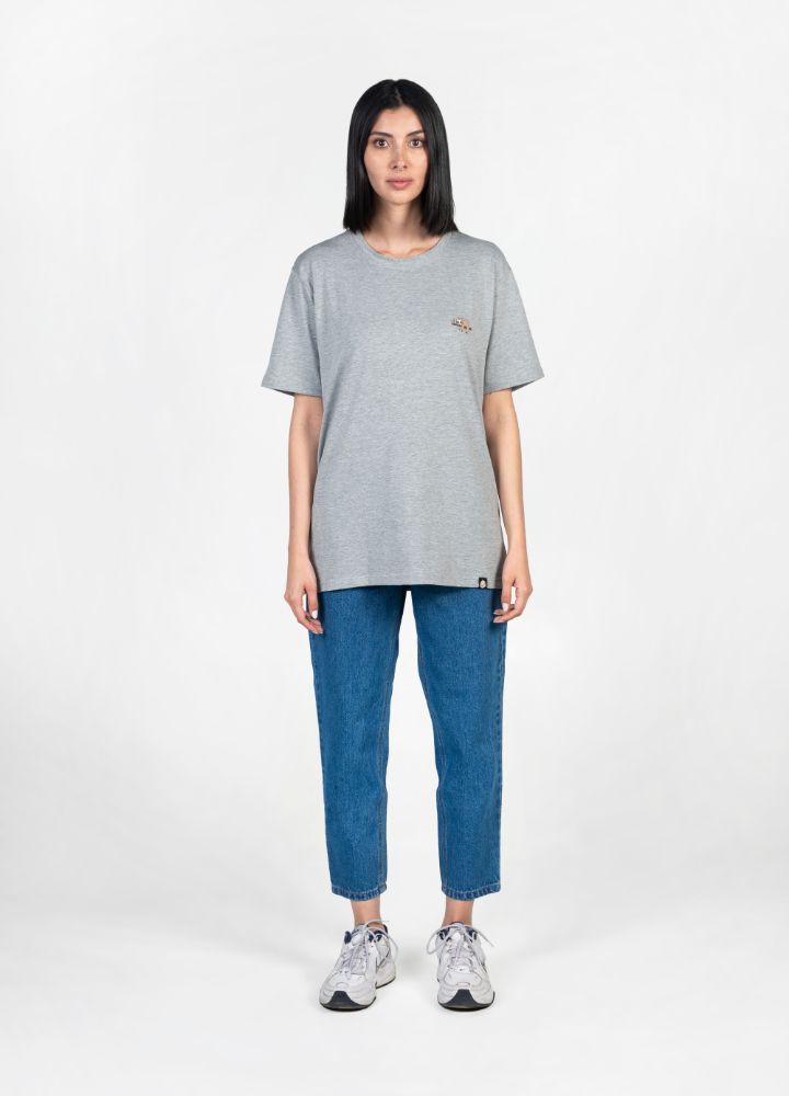 Basic Ciampino Camiseta Oversized – Gris - CIAMPINO