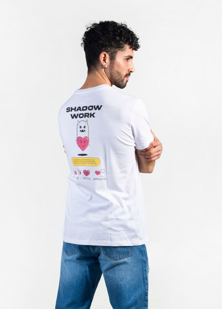 Shadow work Camiseta Regular – Blanco - CIAMPINO