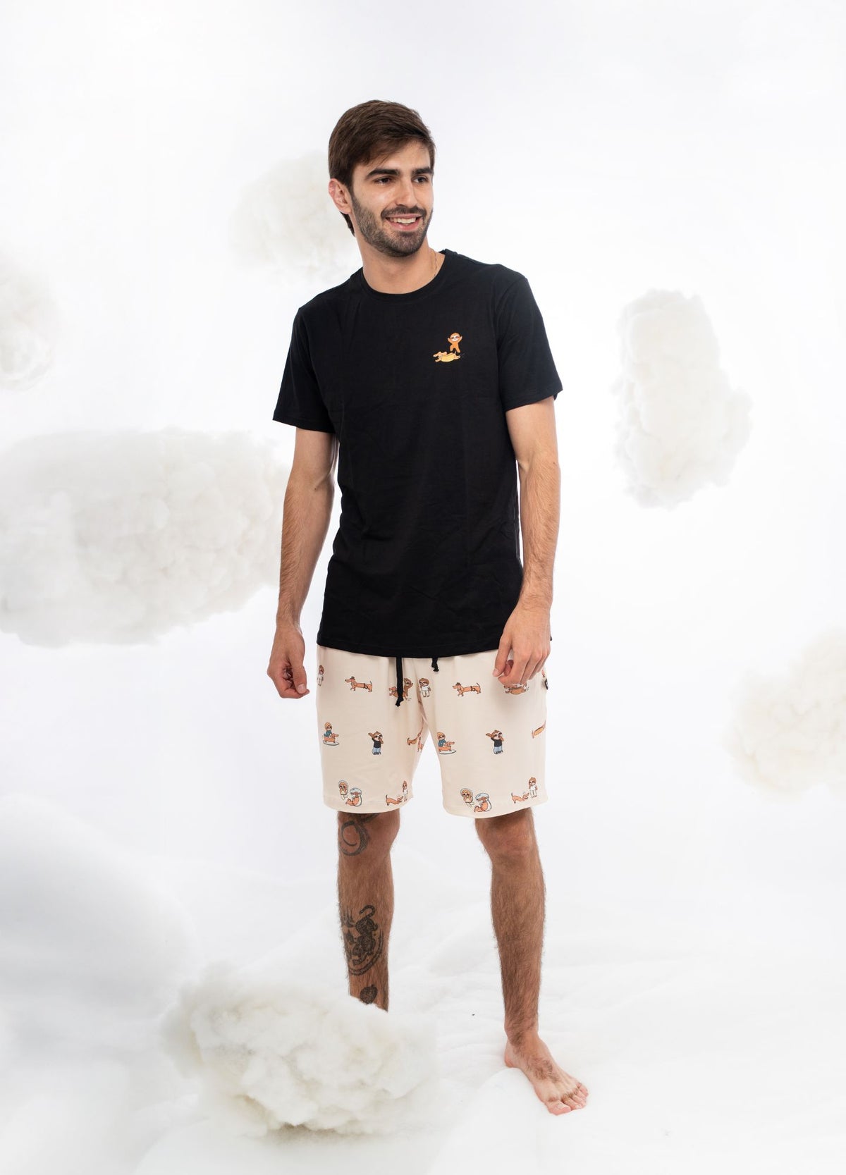 Conjunto Short Calle y Jero - Crema - CIAMPINO