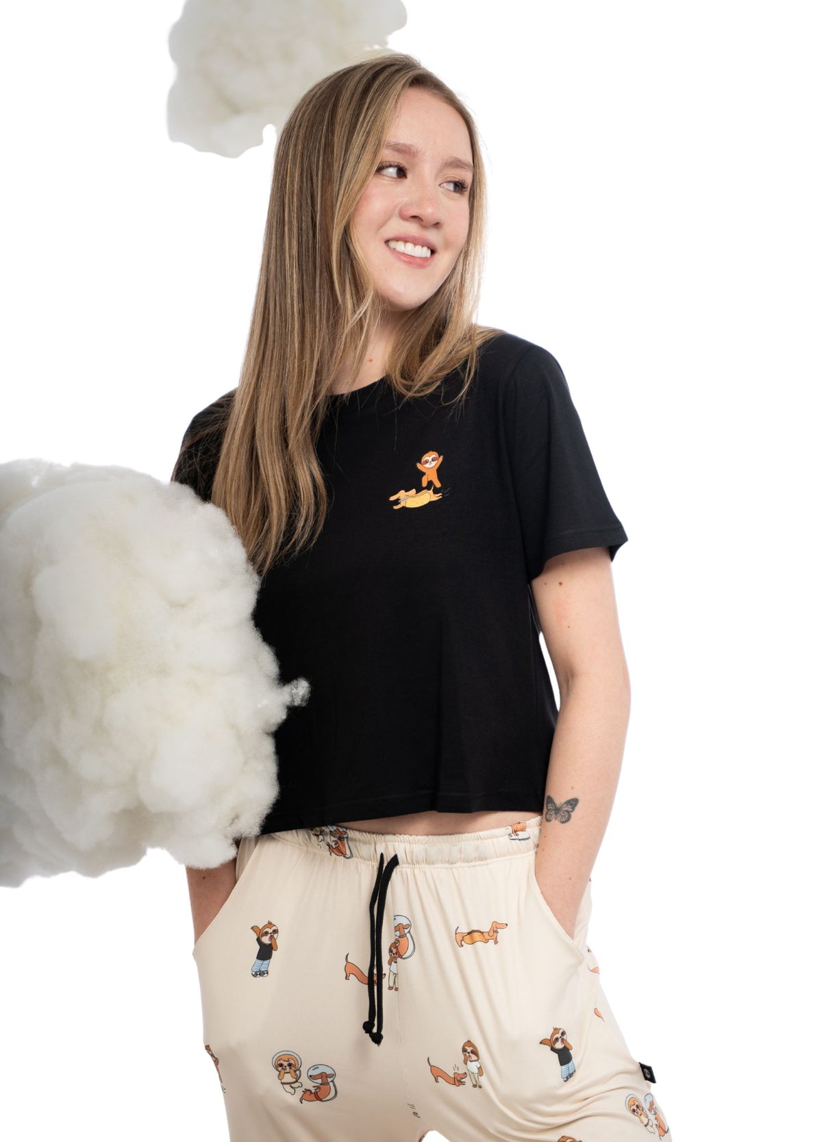 Conjunto Pantalón Calle y Jero - Crema - CIAMPINO