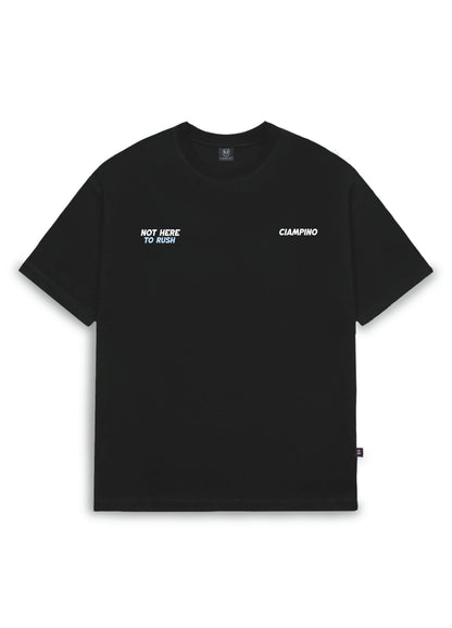 Not Here To Rush Oversized - Negro