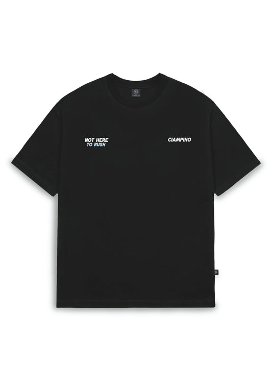 Not Here To Rush Oversized - Negro