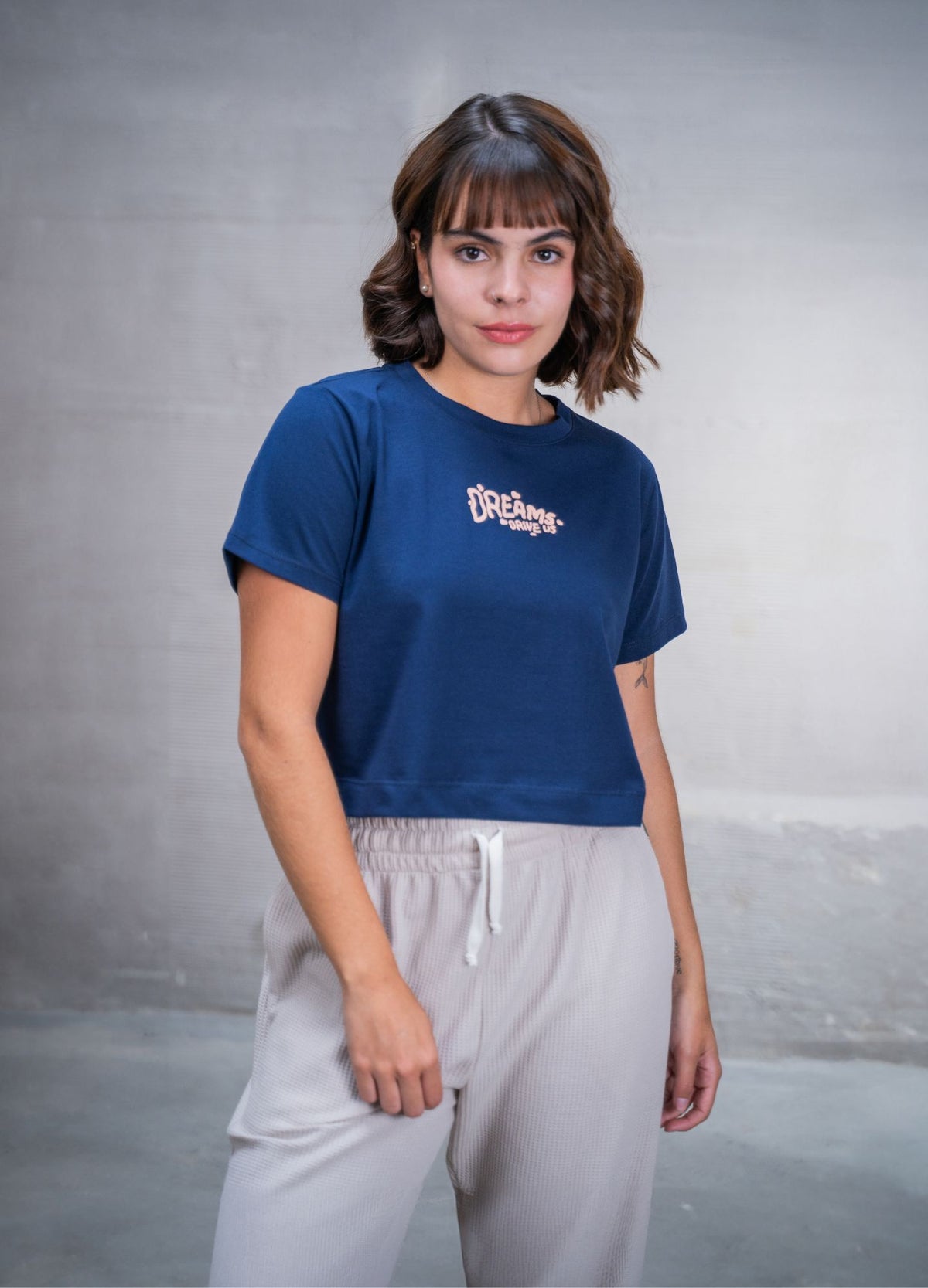 Dreams Crop Top – Azul - CIAMPINO