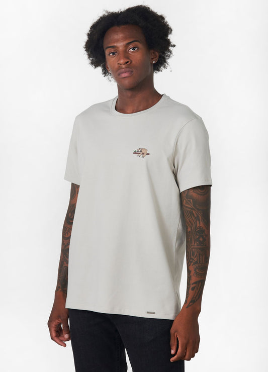 Basic Ciampino Camiseta Regular – Taupe - CIAMPINO