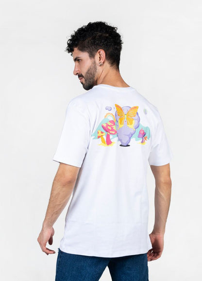 Oasis Camiseta Oversized – Blanco - CIAMPINO