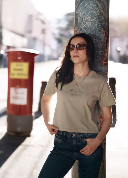 Nop Today Crop Top – Verde Oliva