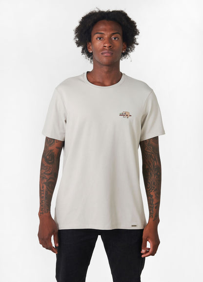 Basic Ciampino Camiseta Regular – Taupe - CIAMPINO