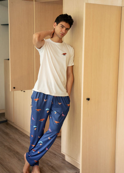 Conjunto Pantalón Dinos - Azul