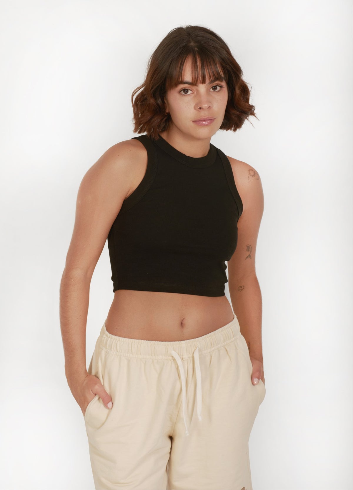 Basic Ciampino Tank Top – Negro - CIAMPINO