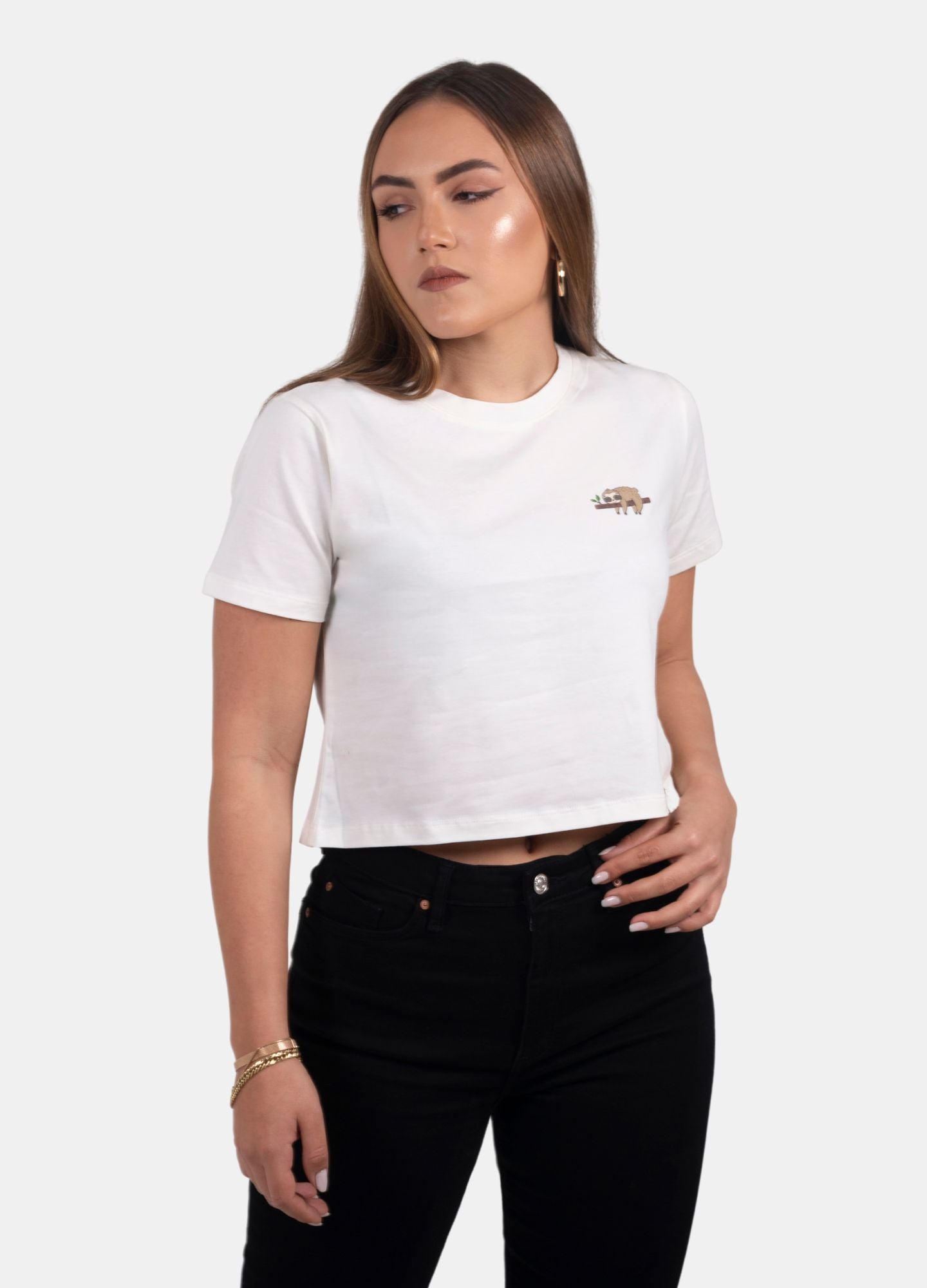 Basic Ciampino Crop Top – Marfil - CIAMPINO