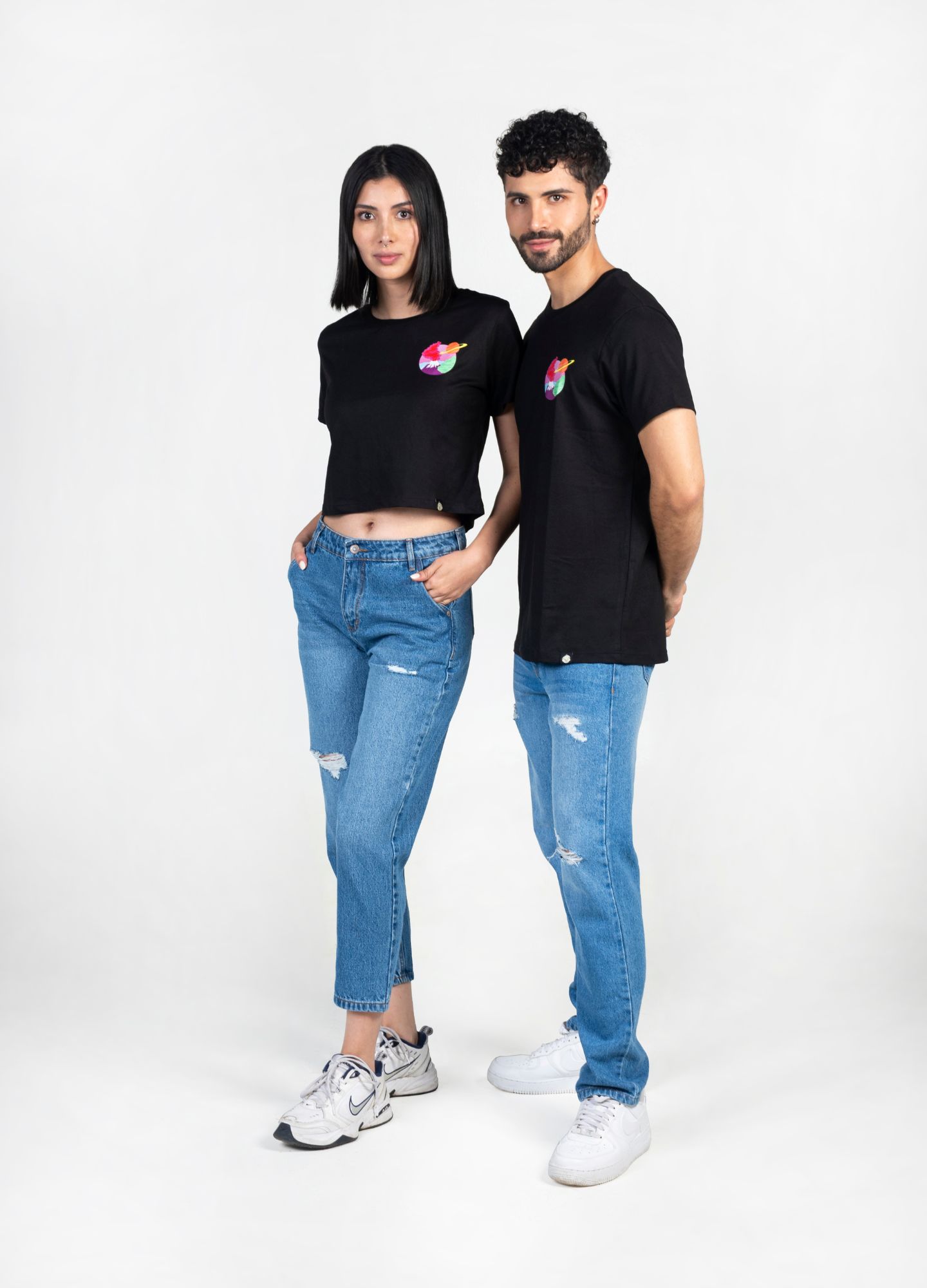 Volcano Crop Top - negro - CIAMPINO