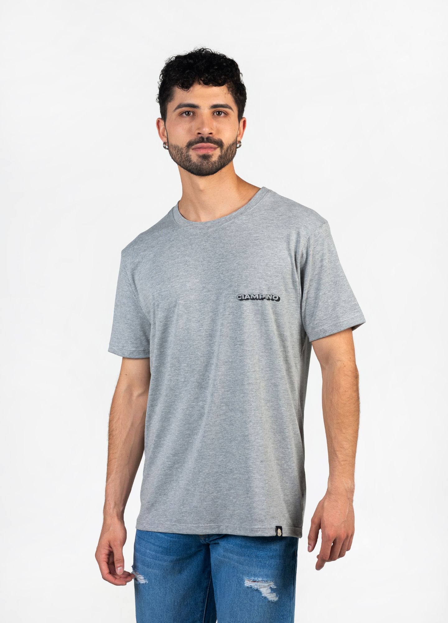 Perezoso Camiseta Oversized – Gris - CIAMPINO