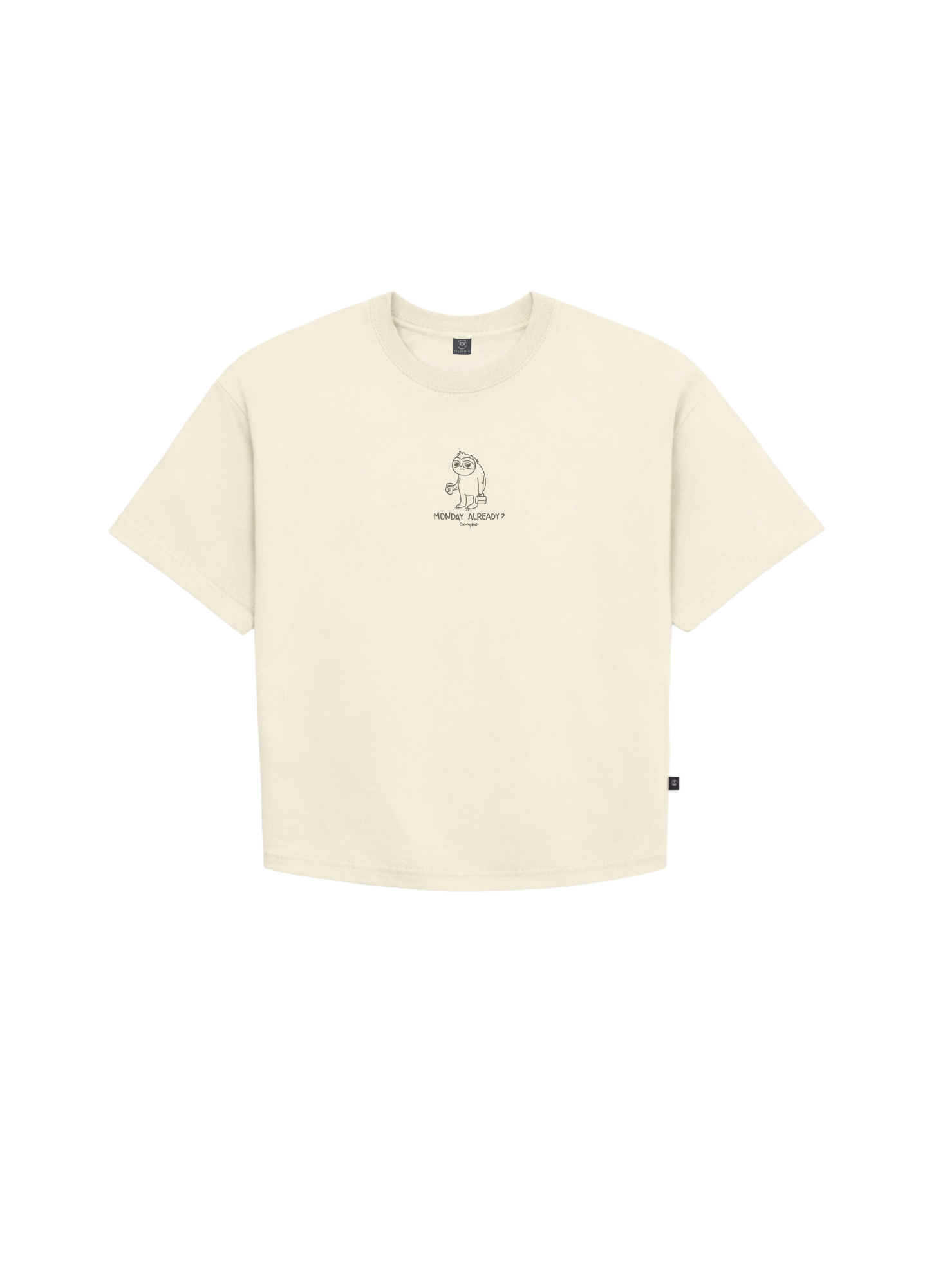 Monday Already Crop Top – Crema