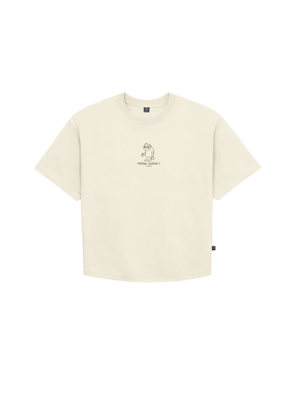 Monday Already Crop Top – Crema