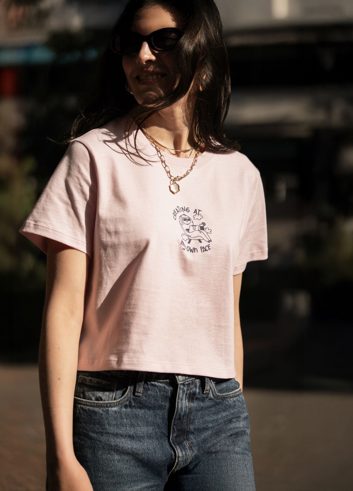 Own Pace Crop Top – Rosa - CIAMPINO
