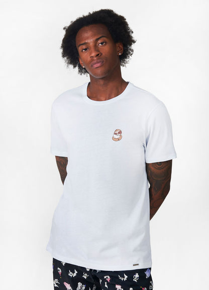 PJS Almohada Camiseta Regular – Blanco