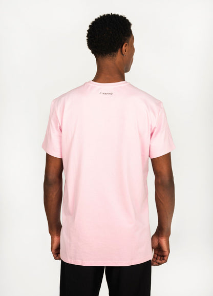 Basic Perezoso Camiseta Regular – Rosa - CIAMPINO