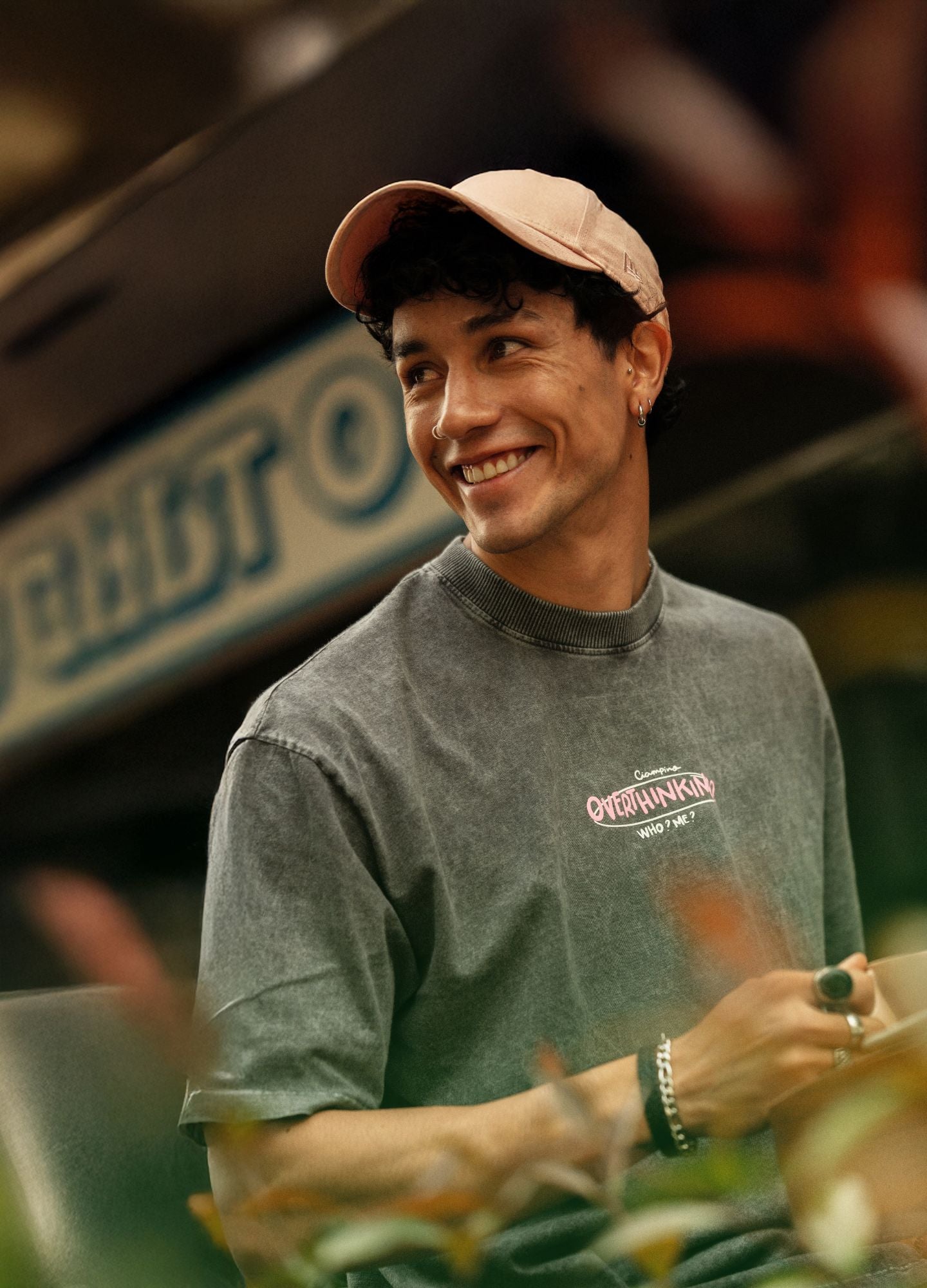 Overthinking Rosa Boxy Fit - Acid Wash