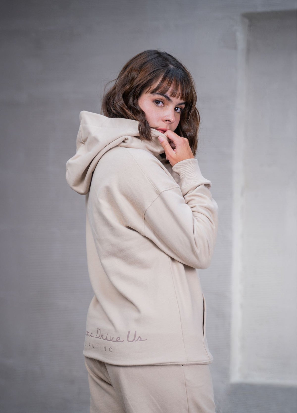 Hoodie Dreams - Taupe - CIAMPINO