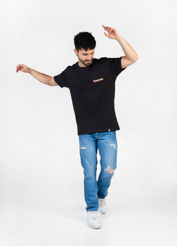 Oasis Camiseta Oversized – Negro - CIAMPINO