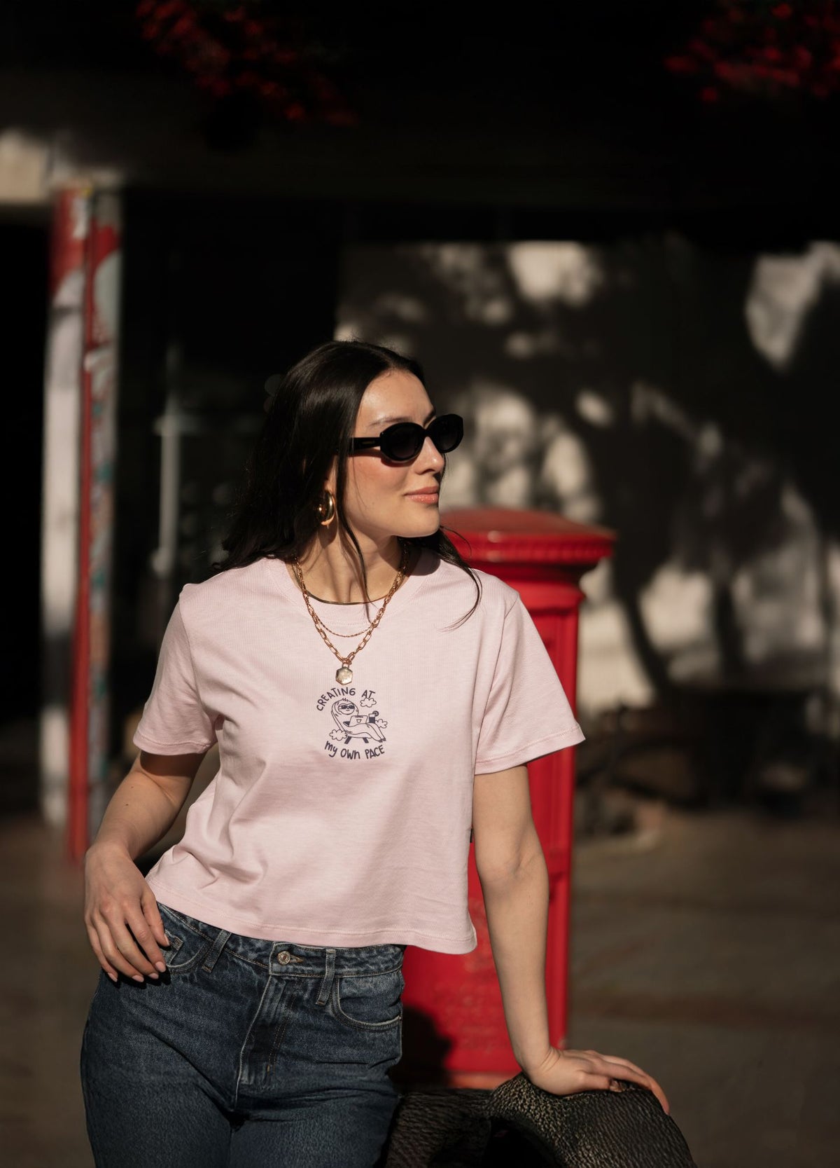 Own Pace Crop Top – Rosa - CIAMPINO