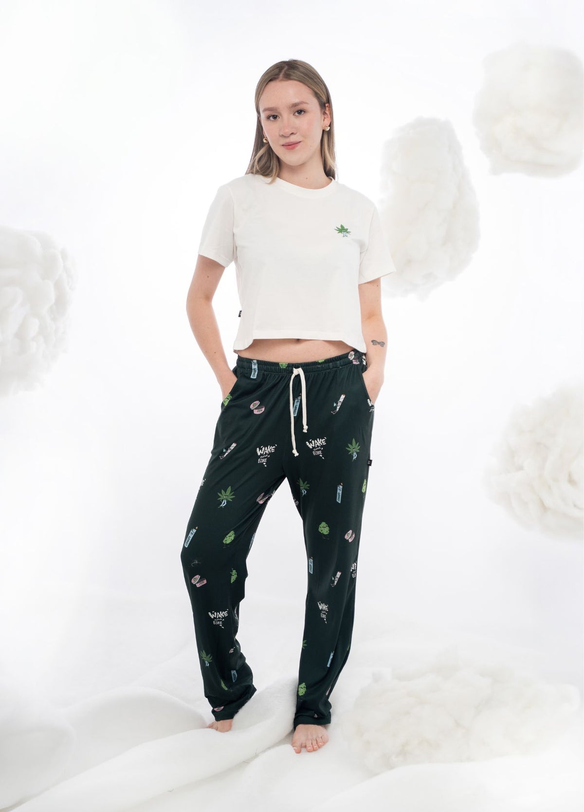 Conjunto Pantalón Weed - Verde - CIAMPINO