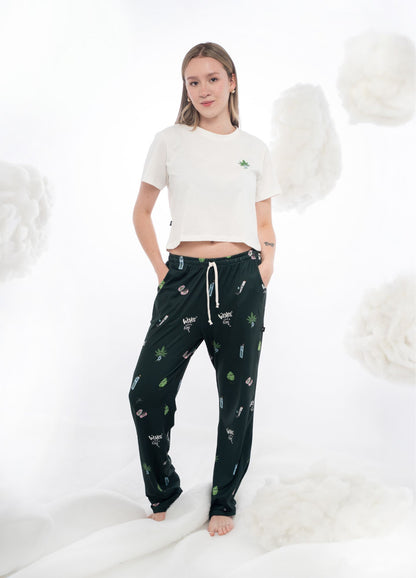Conjunto Pantalón Weed - Verde