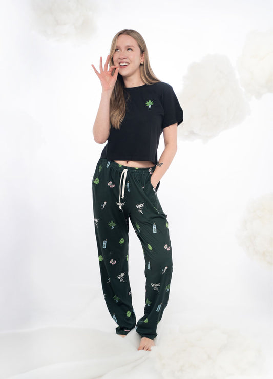 Conjunto Pantalón Weed - Verde