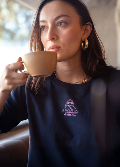 Wrapped Crop Top – Azul