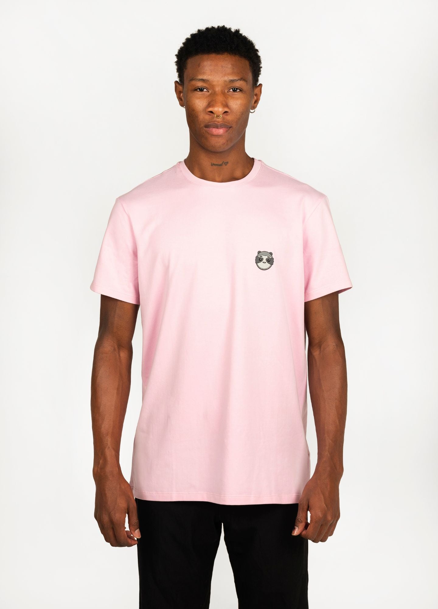 Basic Perezoso Camiseta Regular – Rosa - CIAMPINO