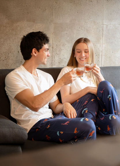 Conjunto Pantalón Dinos - Azul