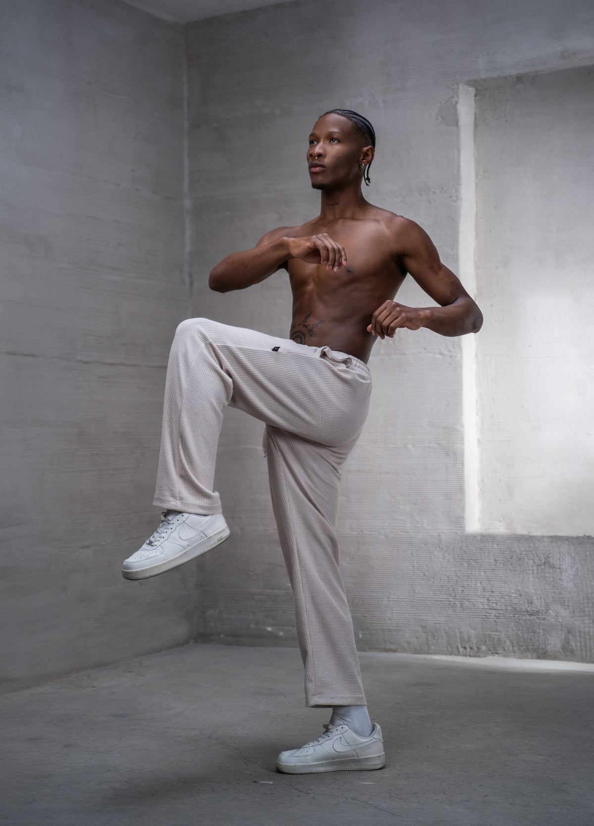 Pantalón Grid - Perla - CIAMPINO