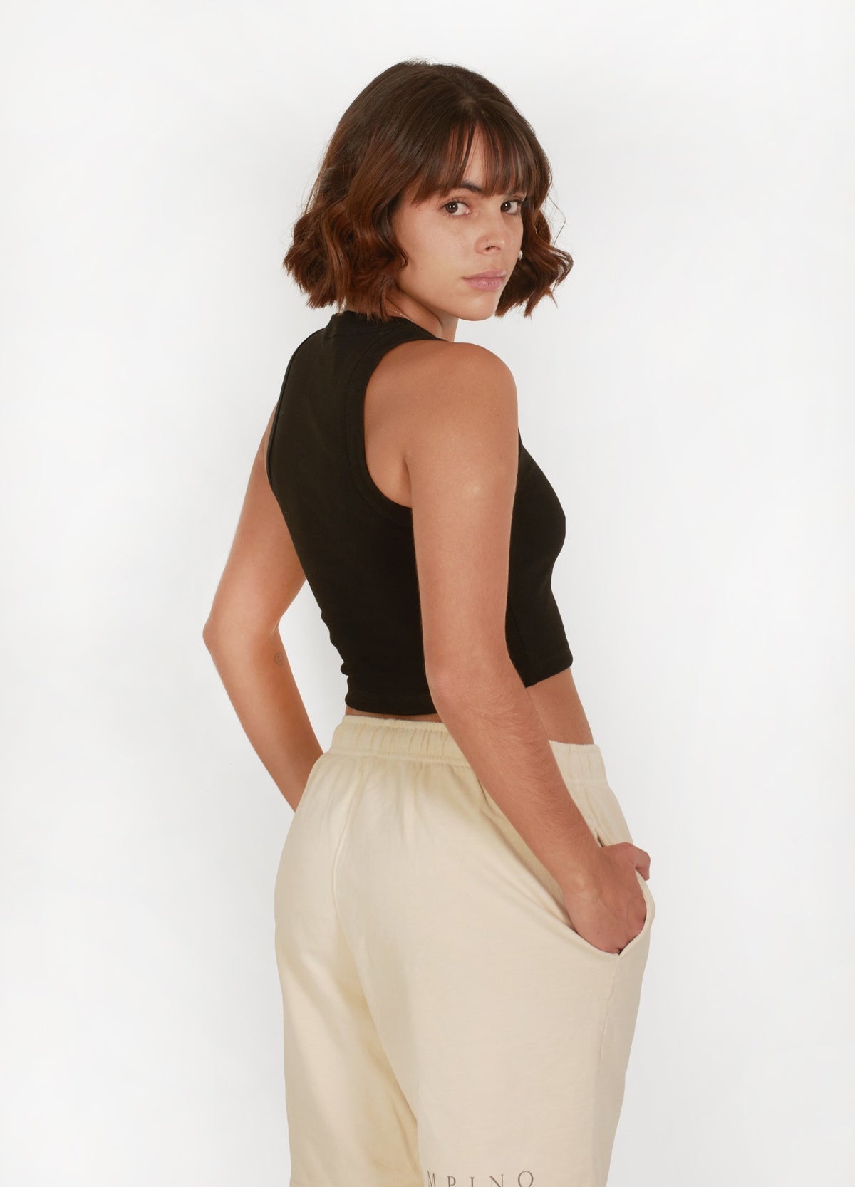 Basic Ciampino Tank Top – Negro - CIAMPINO