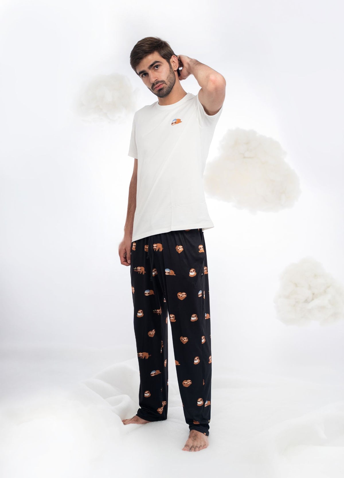 Conjunto Pantalón Perezosos - Negro - CIAMPINO