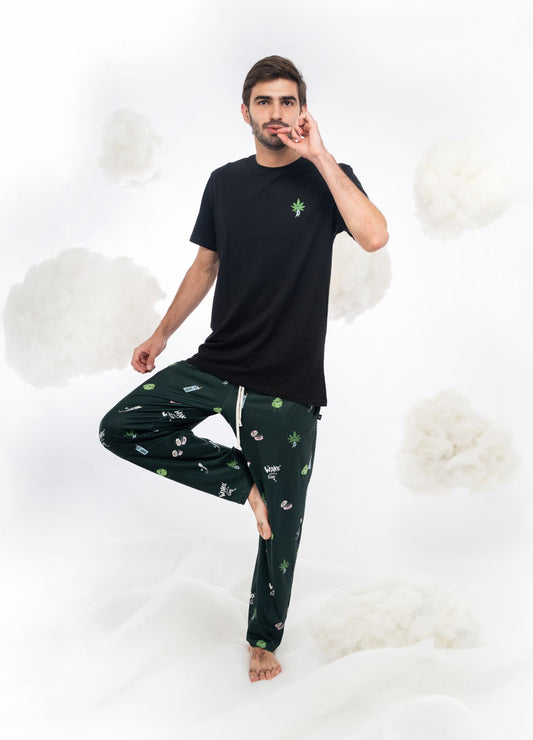 Conjunto Pantalón Weed - Verde