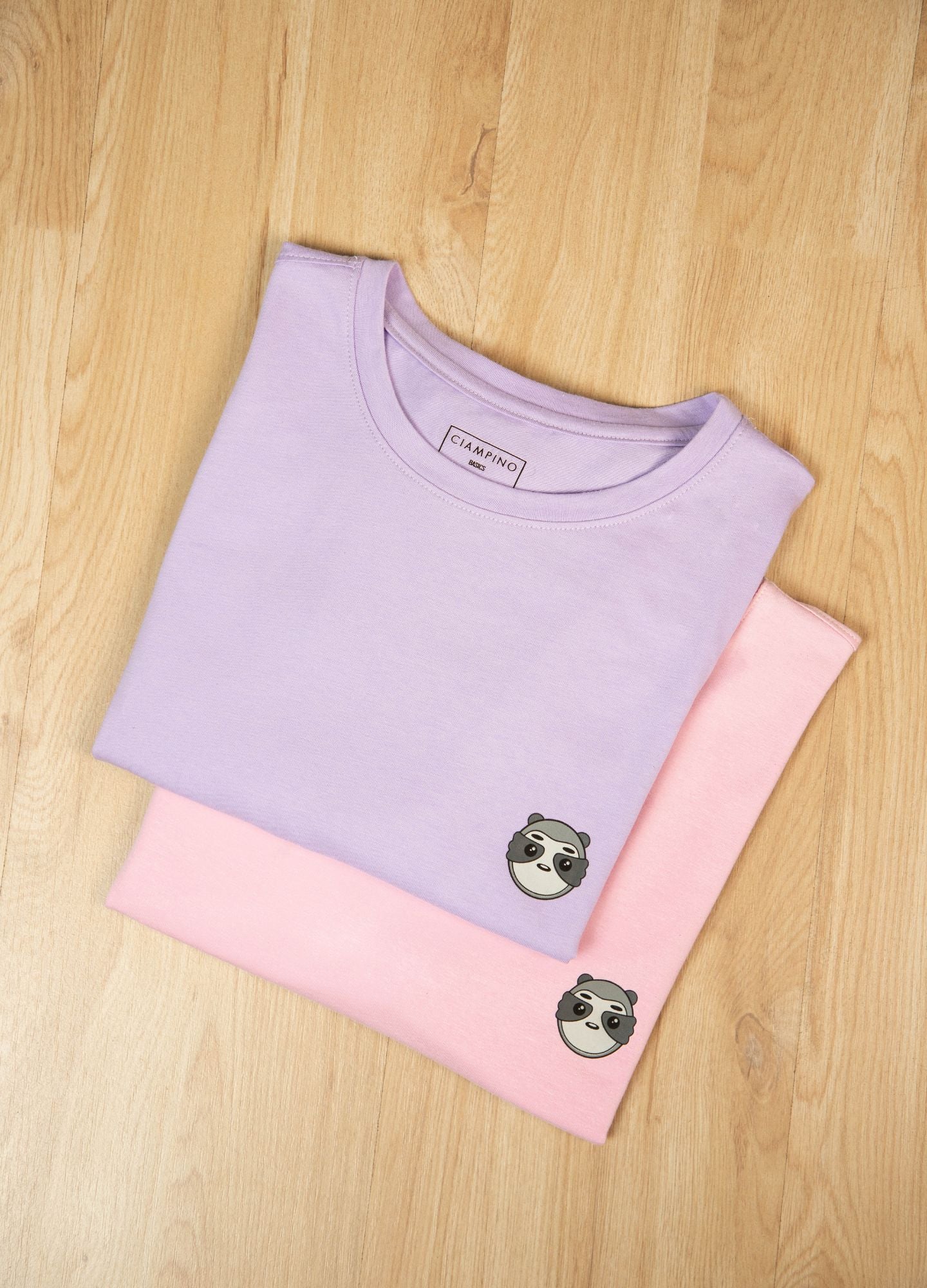 Basic Perezoso Camiseta Regular – Rosa - CIAMPINO