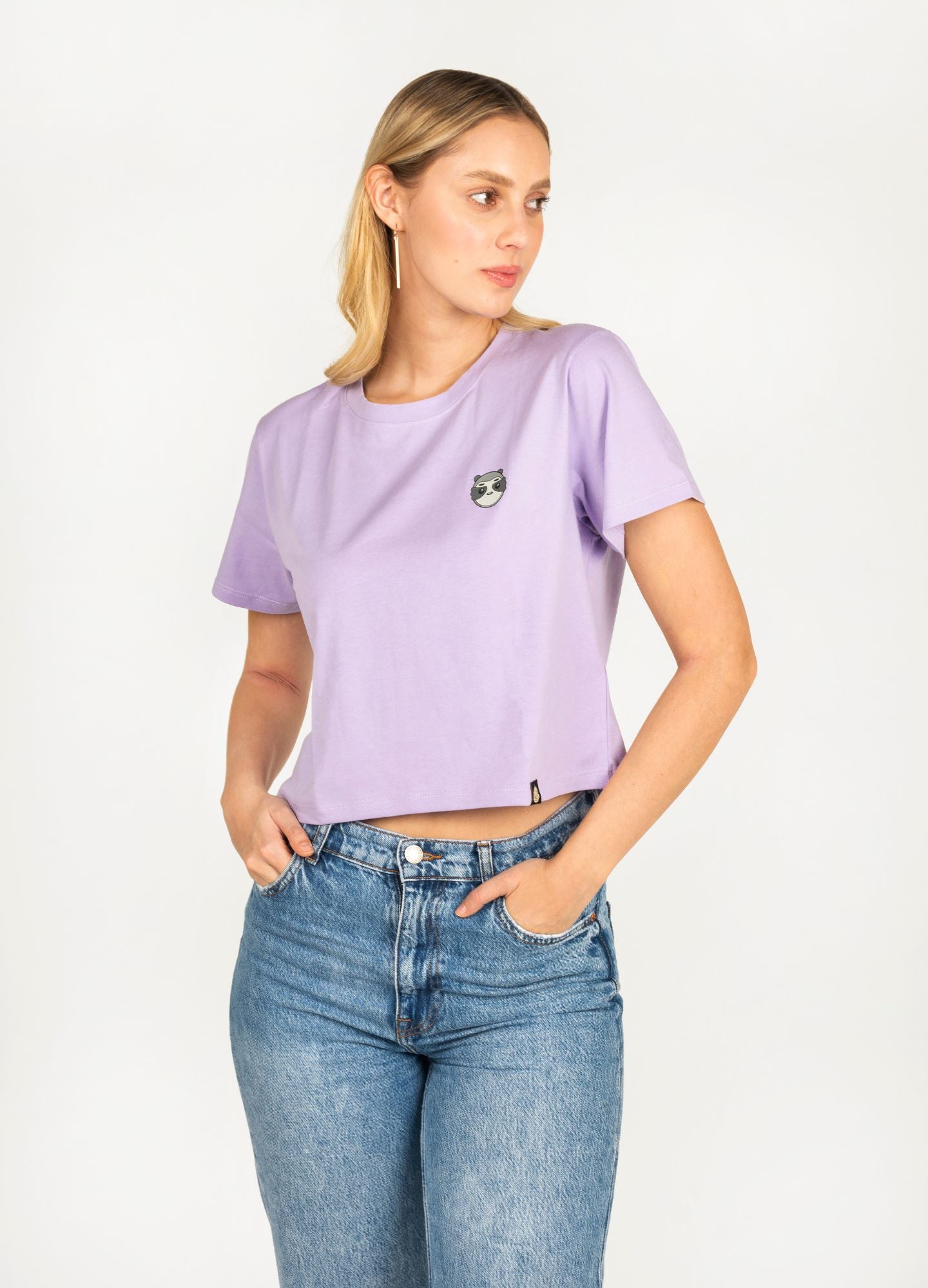 Basic Perezoso Crop Top – Lila - CIAMPINO