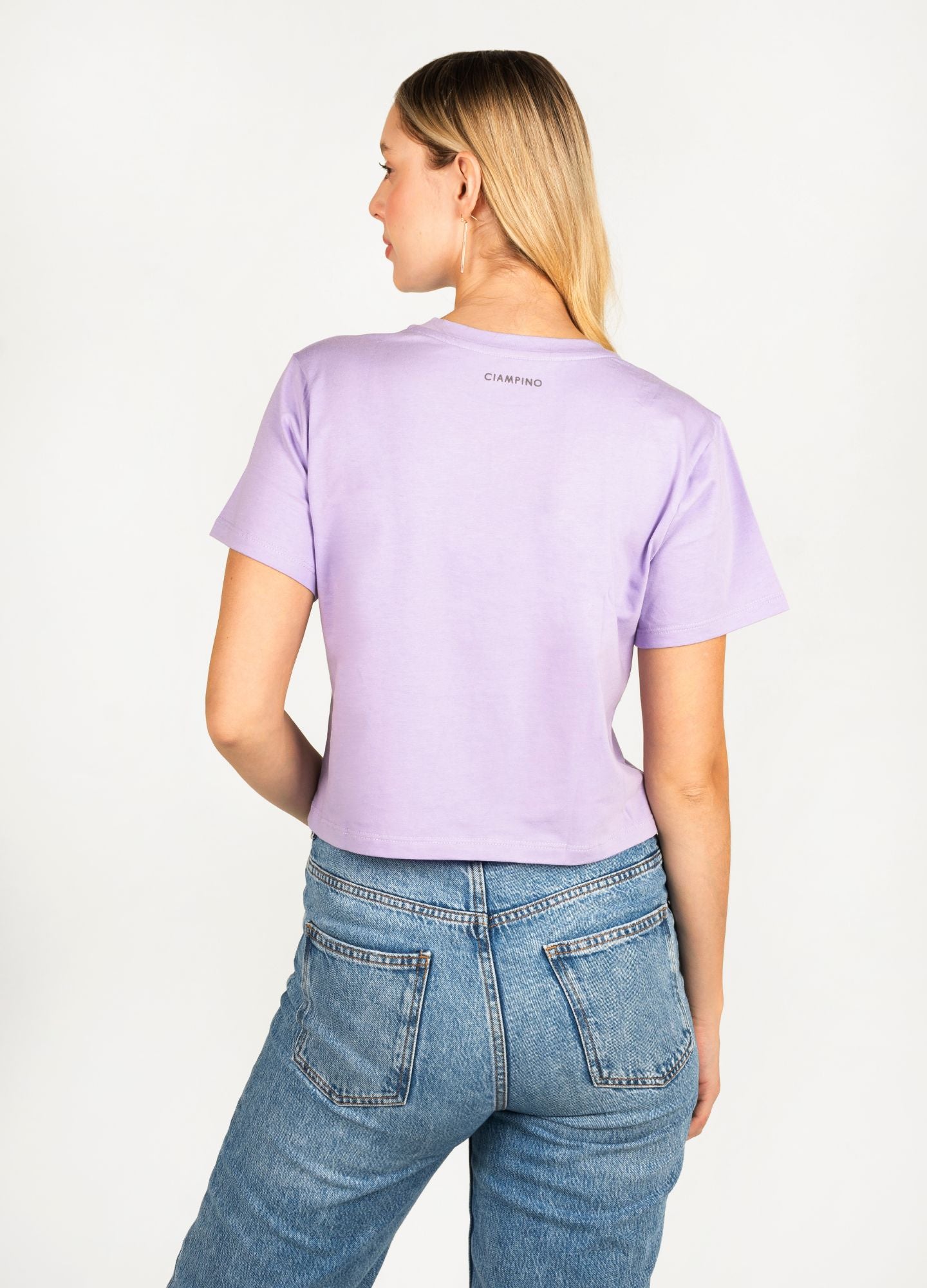 Basic Perezoso Crop Top – Lila - CIAMPINO